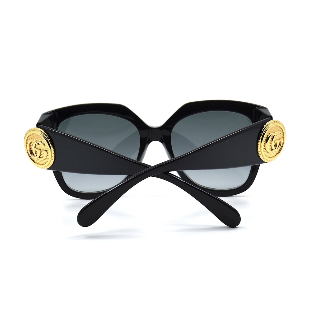 NEW GUCCI GG1407S 001 BLACK GREY AUTHENTIC SUNGLASSES - Picture 7 of 16